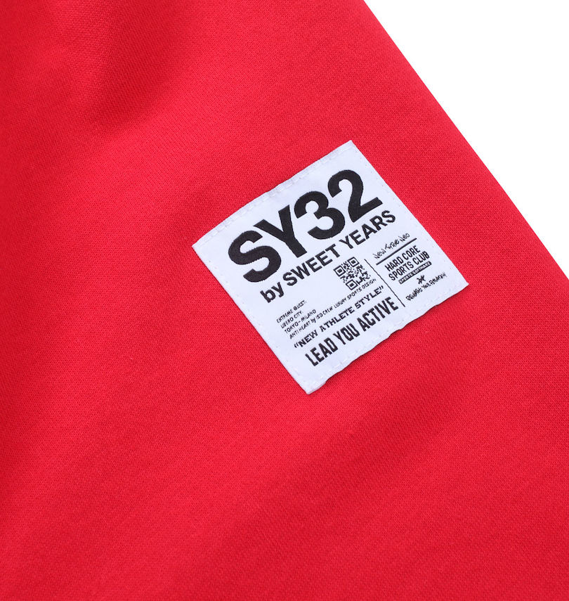 大きいサイズ メンズ SY32 by SWEET YEARS (エスワイサーティトゥバイスィートイヤーズ) フルジップパーカー 袖のアップリケ