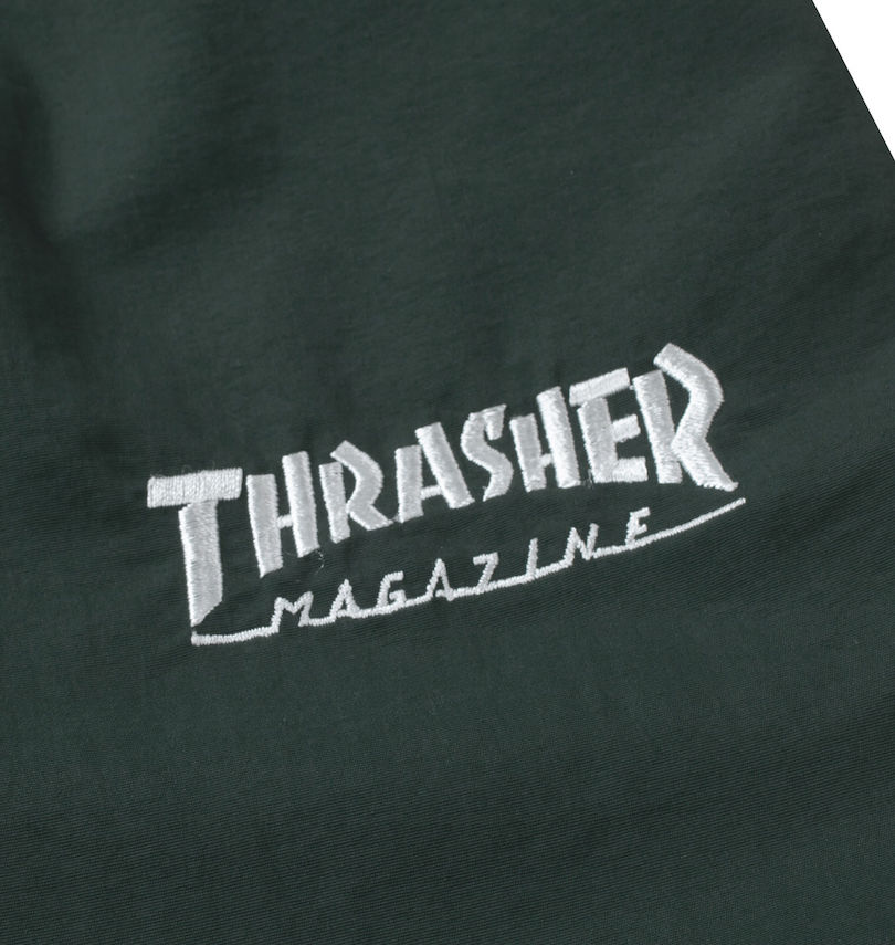 大きいサイズ メンズ THRASHER (スラッシャー) ナイロンワッシャー裏メッシュパンツ
刺繍