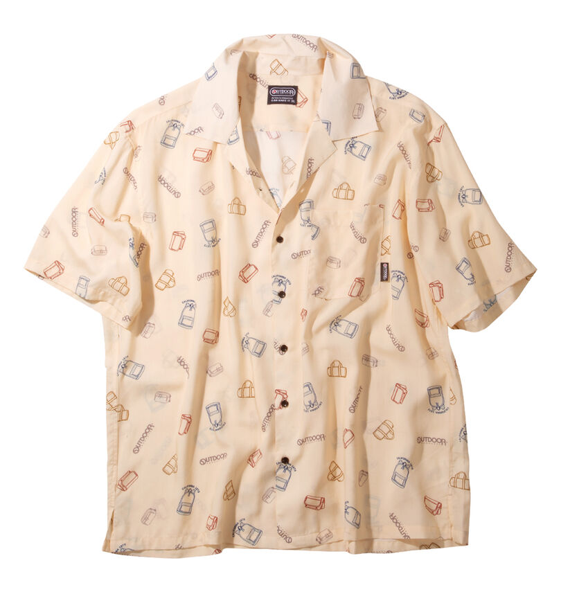 大きいサイズ メンズ OUTDOOR PRODUCTS (アウトドア プロダクツ) ブロード半袖オープンカラーシャツ
                        