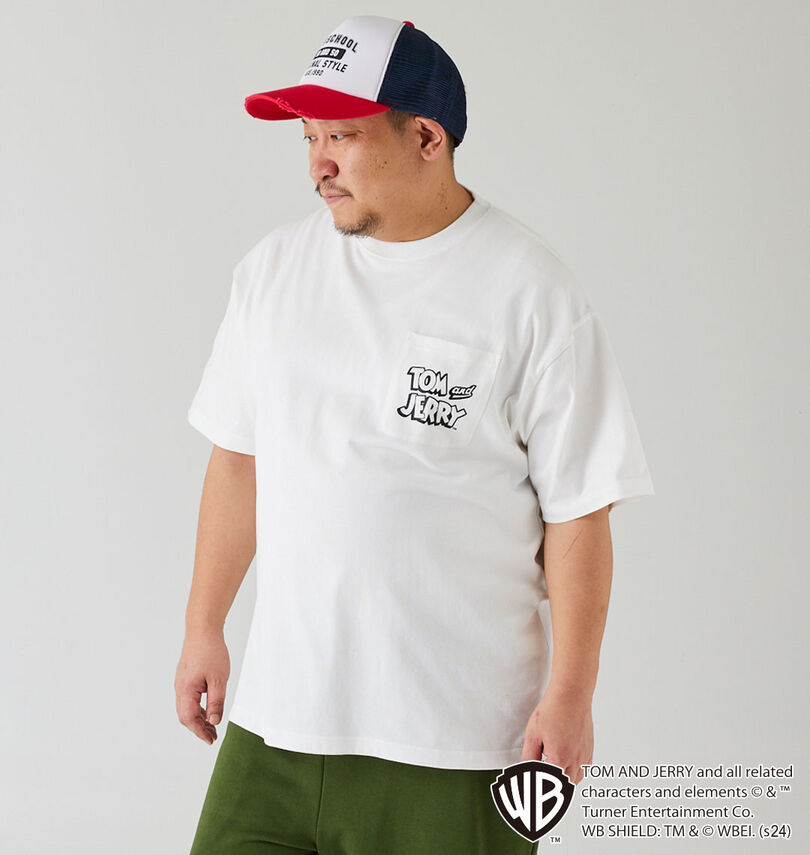 大きいサイズ メンズ TOM and JERRY (トムアンドジェリー) 半袖Tシャツ