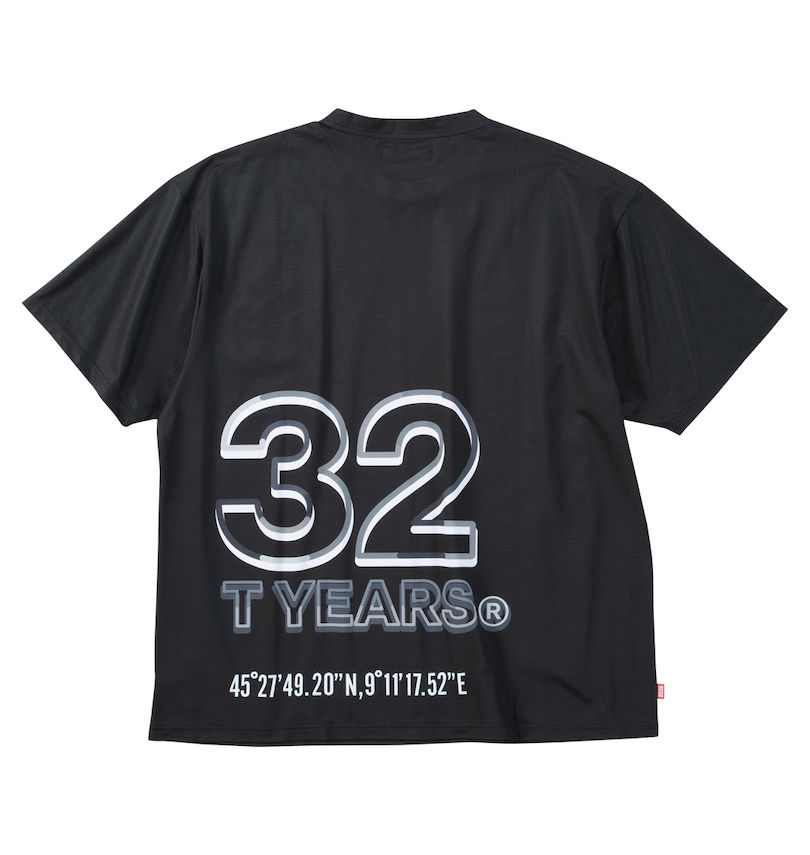 大きいサイズ メンズ SY32 by SWEET YEARS (エスワイサーティトゥバイスィートイヤーズ) ネオンビッグロゴ半袖Tシャツ
                        バックスタイル