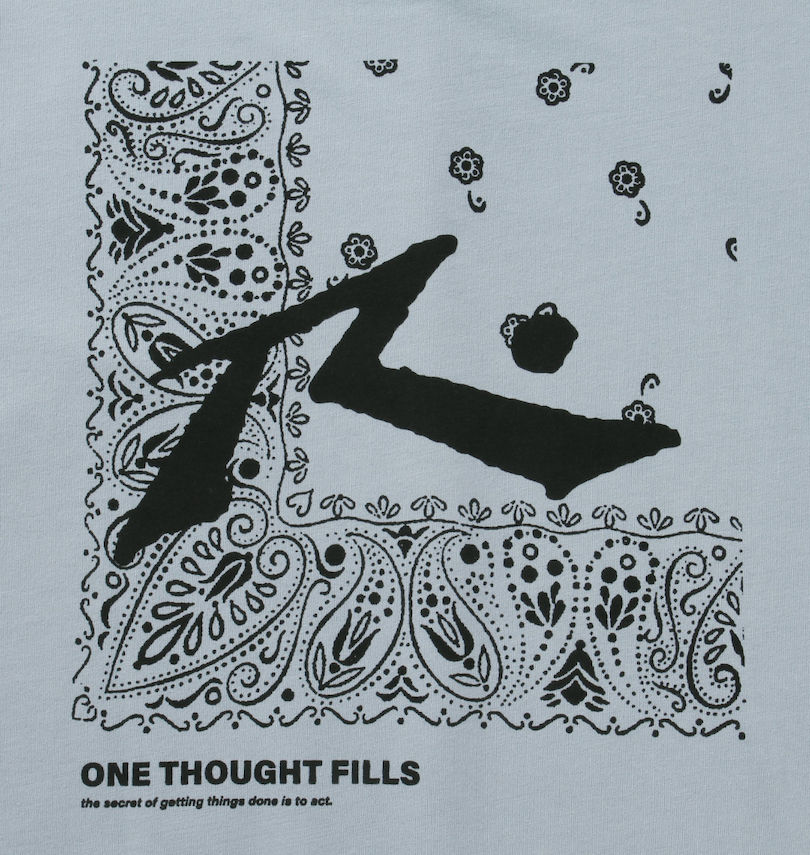 大きいサイズ メンズ RUSTY (ラスティ) バンダナグラフィック半袖Tシャツ