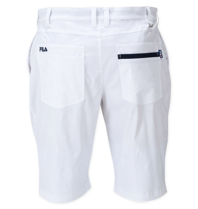 大きいサイズ メンズ FILA GOLF (フィラゴルフ) エンボスストレッチツイルハーフパンツ
バックスタイル