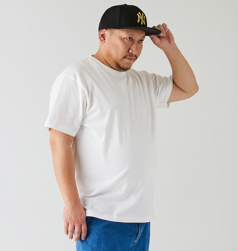 大きいサイズ メンズ Mc.S.P (エムシーエスピー) オーガニックコットンクルーネック半袖Tシャツ
                        