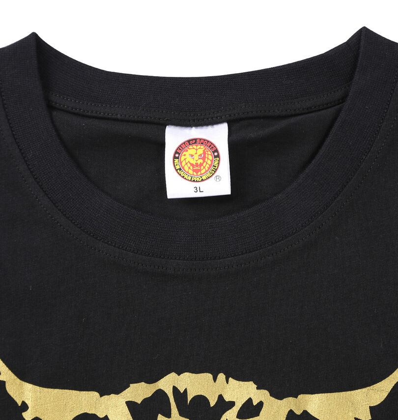 大きいサイズ メンズ 新日本プロレス (シンニホンプロレス) ウルフアロン半袖Tシャツ