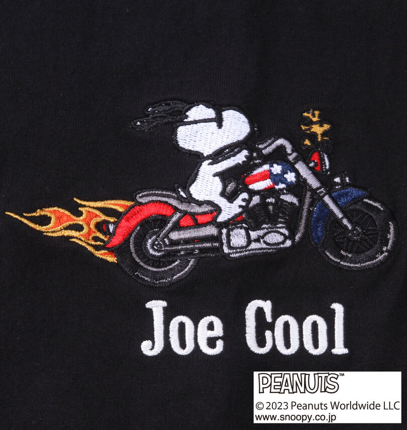 大きいサイズ メンズ FLAGSTAFF×PEANUTS 長袖Tシャツ 刺繍