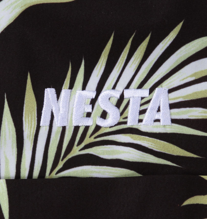 大きいサイズ メンズ NESTA BRAND (ネスタブランド) オープンカラー半袖シャツ 刺繍