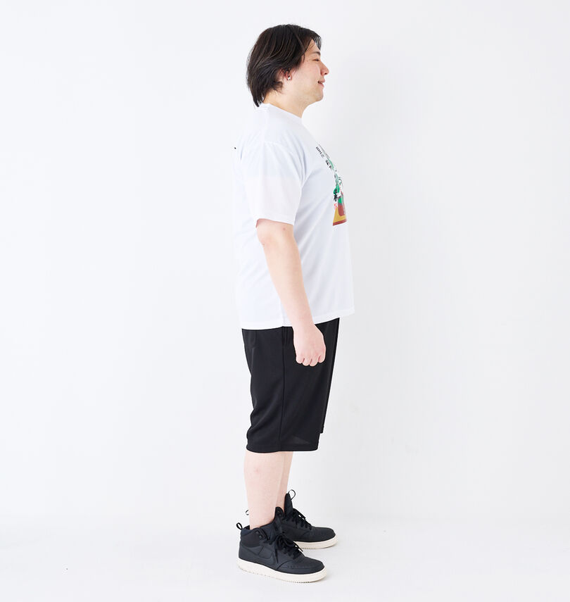 大きいサイズ メンズ 黒柴印和んこ堂 (クロシバジルシワンコドウ) 盆栽半袖Tシャツ+ハーフパンツ
                        
