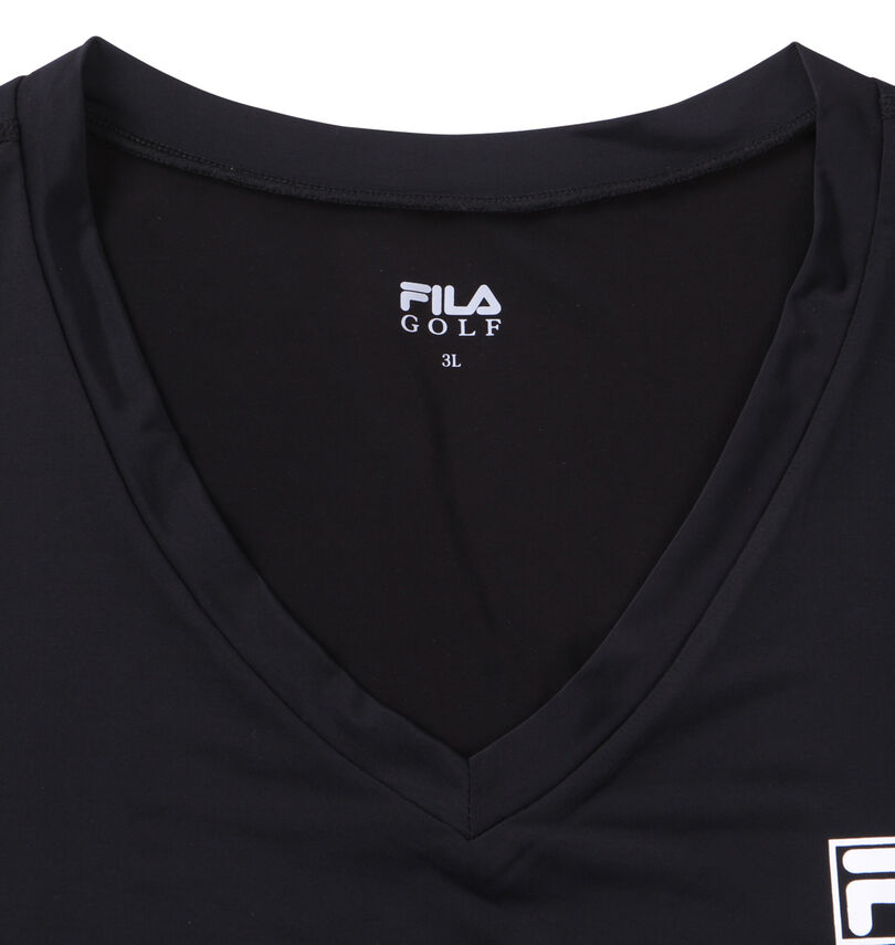 大きいサイズ メンズ FILA GOLF (フィラゴルフ) Vネックインナーシャツ
                        Vネック