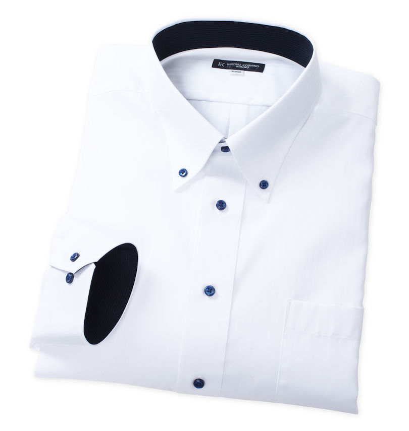 大きいサイズ メンズ HIROKO KOSHINO HOMME (ヒロココシノオム) B.D長袖シャツ
                        