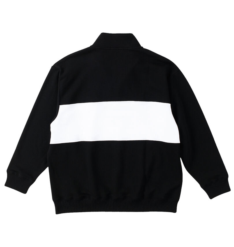 大きいサイズ メンズ KANGOL (カンゴール) ハーフジップトレーナー
                        バックスタイル