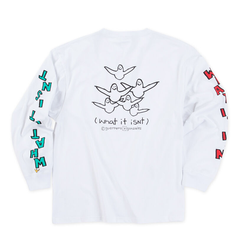 大きいサイズ メンズ (What it isNt) (ワットイットイズント) 半袖T×長袖TレイヤードTシャツ
長袖T