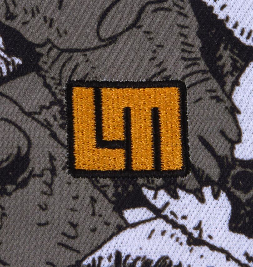 大きいサイズ メンズ LOUDMOUTH (ラウドマウス) 鹿の子柄半袖シャツ
                        胸刺繍