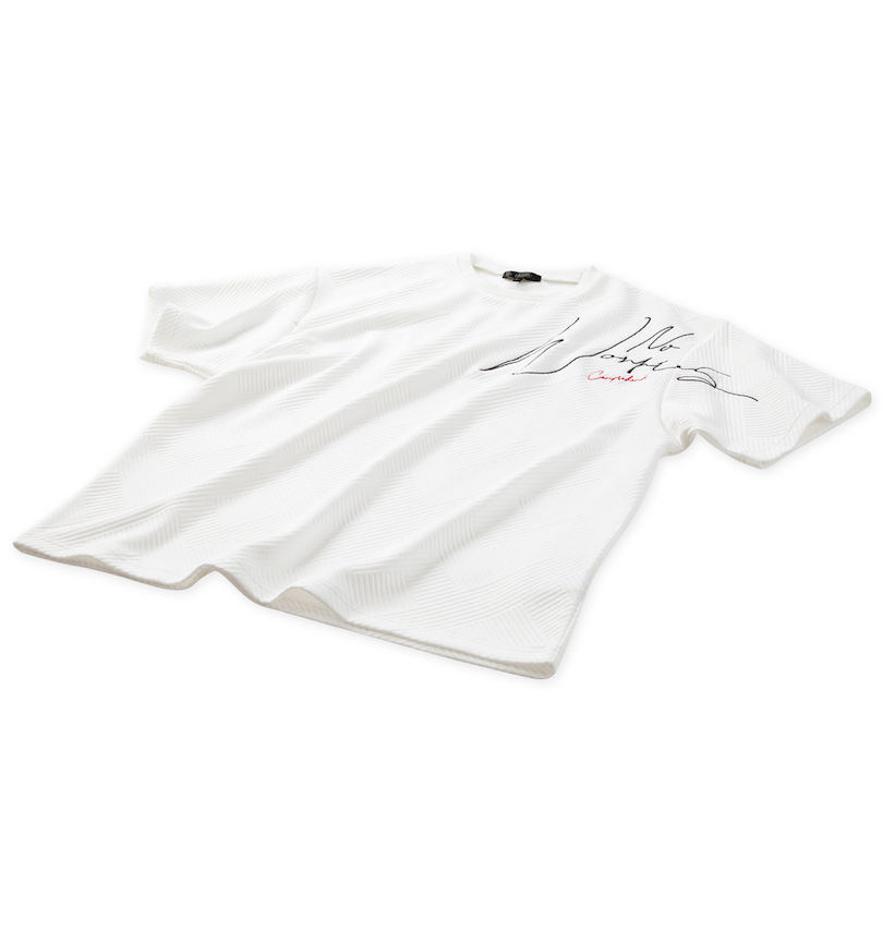 大きいサイズ メンズ in the attic (インジアティック) 刺繍ロゴジャガード半袖Tシャツ
                        