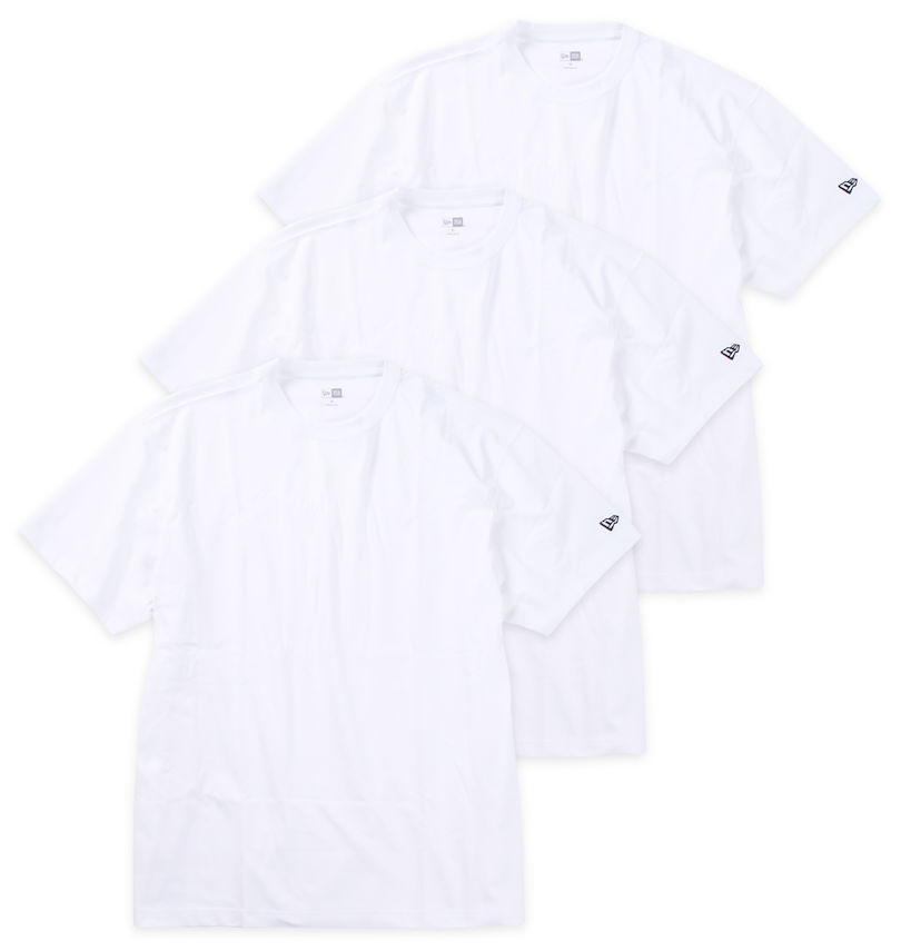 大きいサイズ メンズ NEW ERA (ニューエラ) 3Pack半袖パフォーマンスTシャツ 