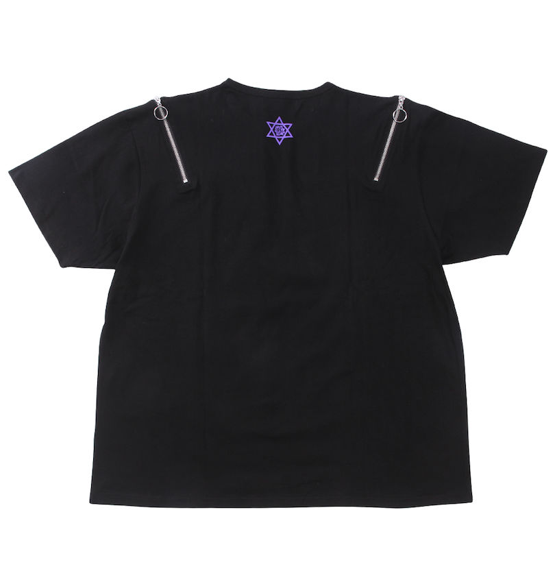 大きいサイズ メンズ PSYCHO NATION (サイコネーション) サイコ×寝田ルネ デビル半袖Tシャツ
                        バックスタイル