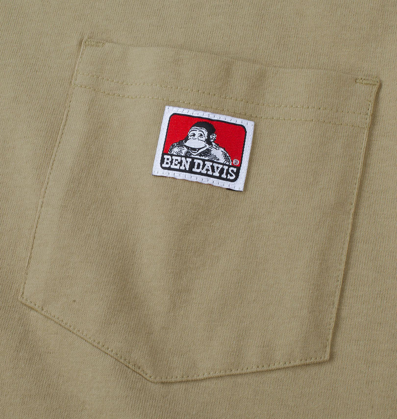 大きいサイズ メンズ BEN DAVIS (ベン デイビス) BEN'Sポケット付半袖Tシャツ 胸ポケット