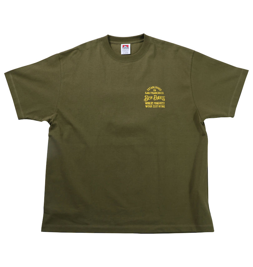 大きいサイズ メンズ BEN DAVIS (ベン デイビス) スーベニア刺繍半袖Tシャツ
                        