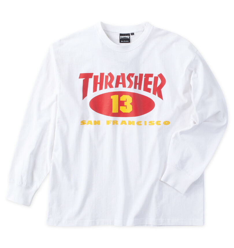 大きいサイズ メンズ THRASHER (スラッシャー) 長袖Tシャツ