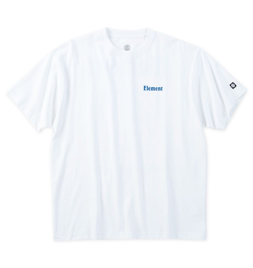 大きいサイズ メンズ ELEMENT (エレメント) FLANE半袖Tシャツ
                        フロントスタイル