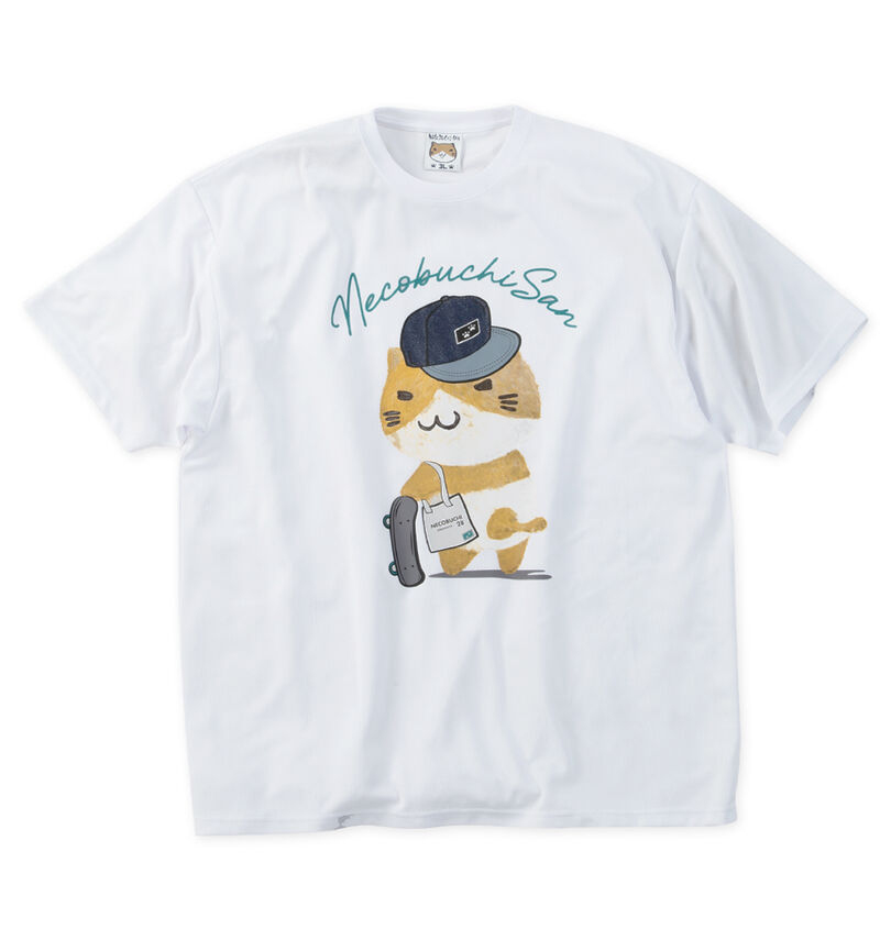 大きいサイズ メンズ NECOBUCHI-SAN (ネコブチサン) DRYハニカムメッシュ半袖Tシャツ
                        