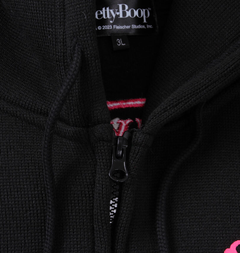大きいサイズ メンズ BETTY BOOP (ベティ ブープ) フルジップパーカー
                        