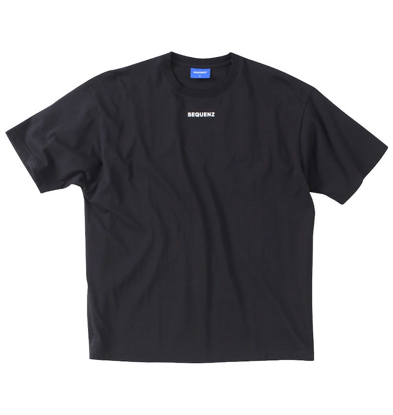 大きいサイズ メンズ SEQUENZ (シークエンズ) バックビッグロゴ半袖Tシャツ 