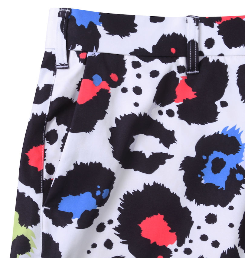 大きいサイズ メンズ LOUDMOUTH (ラウドマウス) ストレッチツイル柄ハーフパンツ
                        サイドポケット