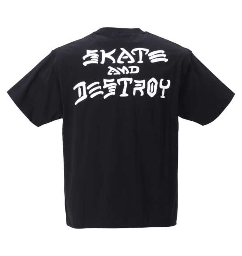 大きいサイズ メンズ THRASHER (スラッシャー) 半袖Tシャツ
                        バックスタイル