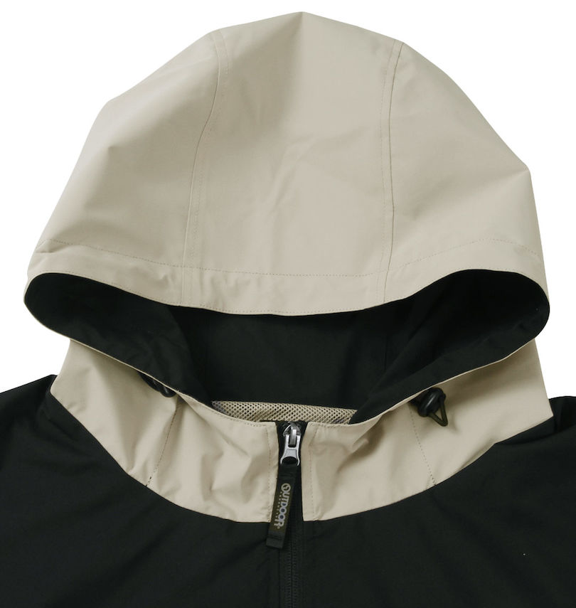 大きいサイズ メンズ OUTDOOR PRODUCTS (アウトドア プロダクツ) デュスポ裏メッシュウインドブレーカー
                        フード