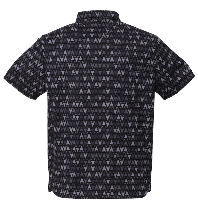 大きいサイズ メンズ adidas golf (アディダスゴルフ) マルチカラープリント半袖B.Dシャツ バックスタイル