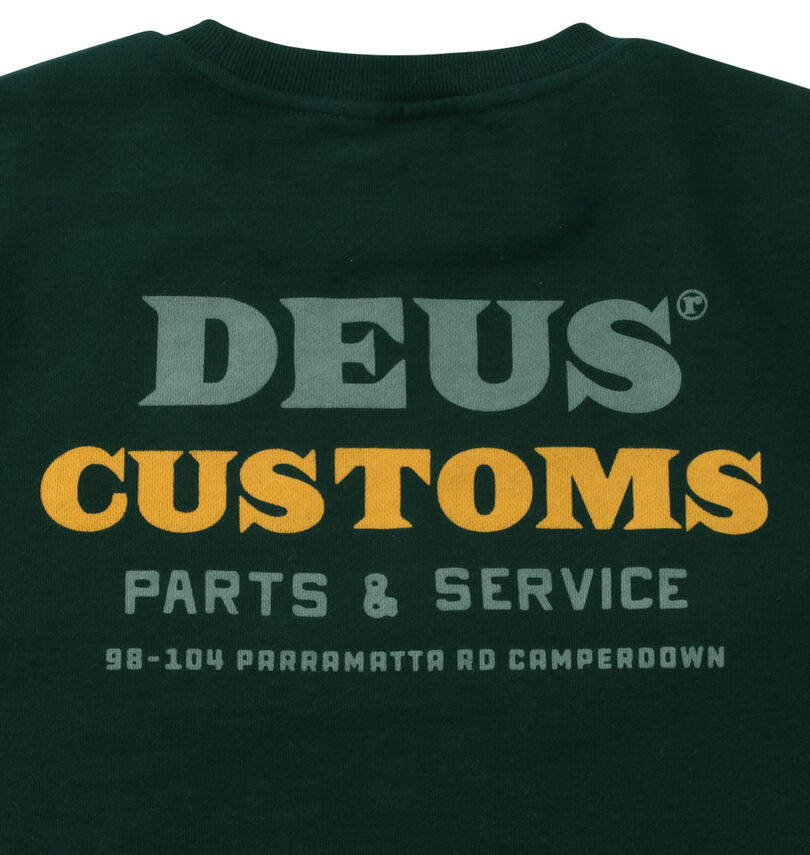 大きいサイズ メンズ DEUS EX MACHINA (デウス エクス マキナ) クルートレーナー
                        バックプリント