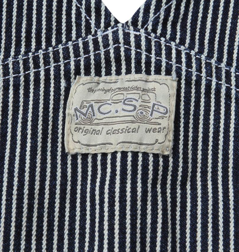 大きいサイズ メンズ Mc.S.P (エムシーエスピー) デニムオーバーオール
                        