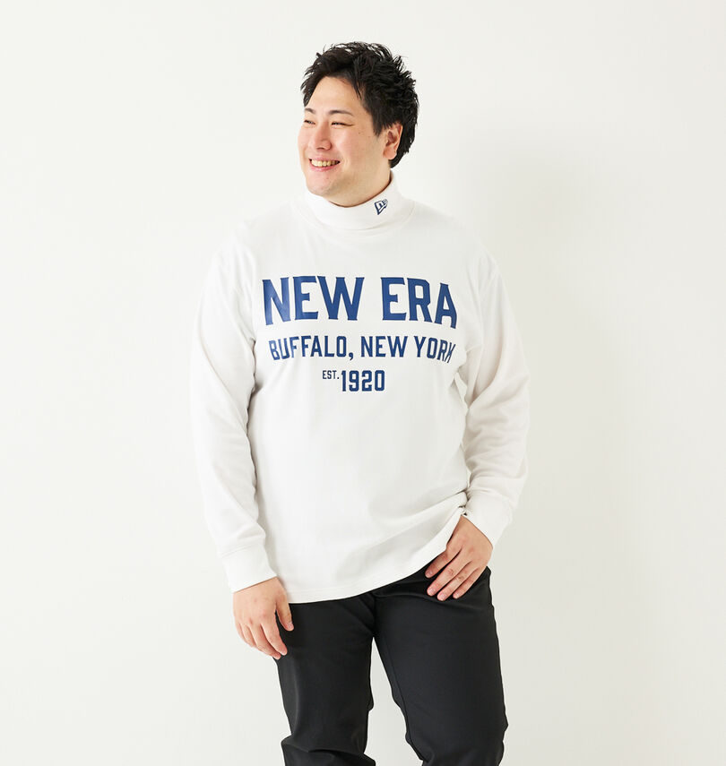 大きいサイズ メンズ NEW ERA GOLF (ニューエラ®ゴルフ) タートルネックウォーム長袖Tシャツ
                        身長：182cm/バスト：123cm/着用サイズ：3L