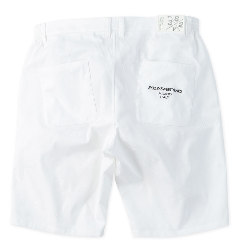 大きいサイズ メンズ SY32 by SWEET YEARS (エスワイサーティトゥバイスィートイヤーズゴルフ) バックエンボスハーフパンツ
                        バックスタイル