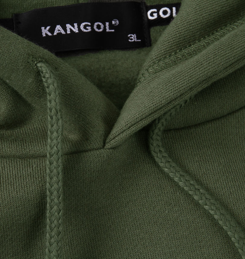 大きいサイズ メンズ KANGOL (カンゴール) 裏起毛プルパーカー 