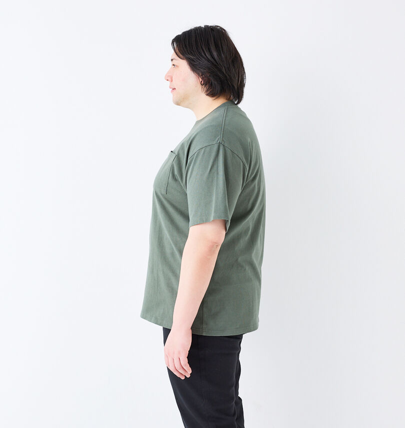 大きいサイズ メンズ Goodwear (グッドウェア) USAコットンポケット付半袖Tシャツ 