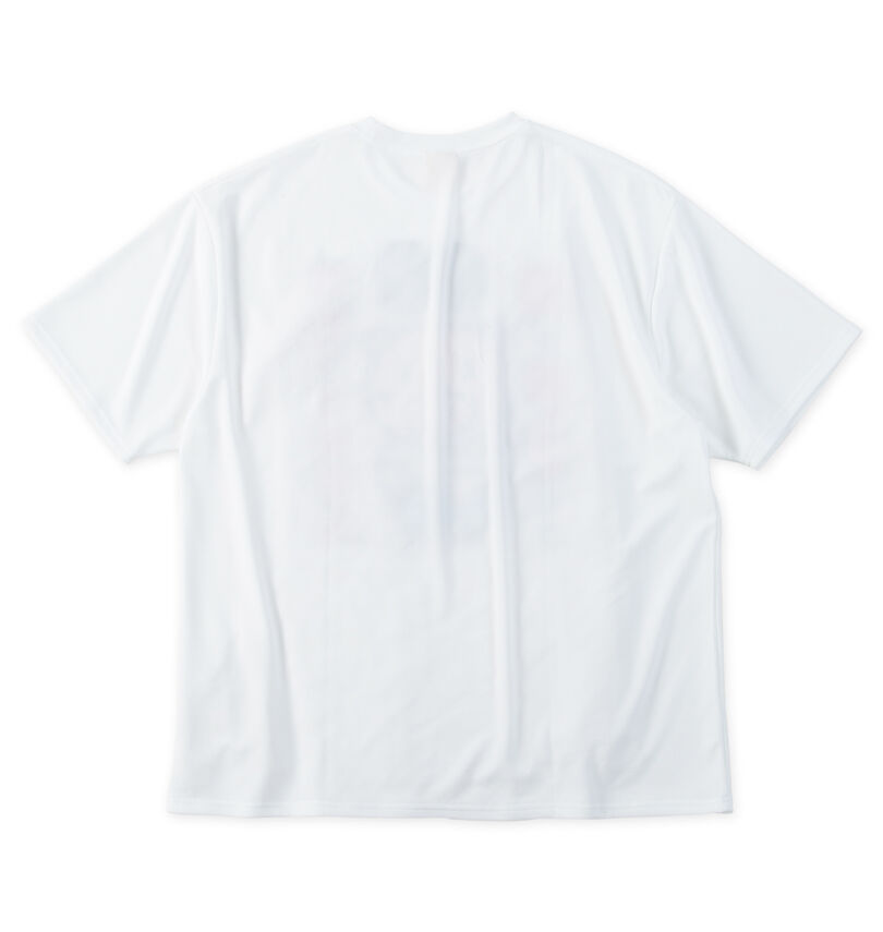 大きいサイズ メンズ 豊天 (ブーデン) 太ってません服が縮んだだけ美豚DRYハニカムメッシュ半袖Tシャツ
                        バックスタイル