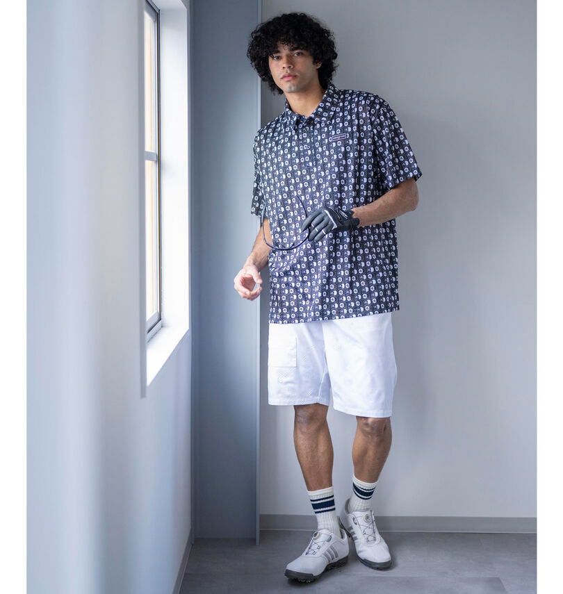 大きいサイズ メンズ SY32 by SWEET YEARS (エスワイサーティトゥバイスィートイヤーズゴルフ) バックエンボスハーフパンツ
                        