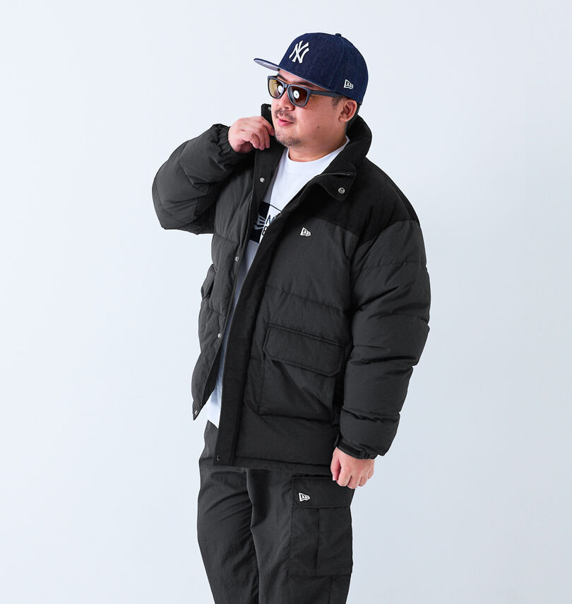 大きいサイズ メンズ NEW ERA (ニューエラ) コンビダウンジャケット
                        