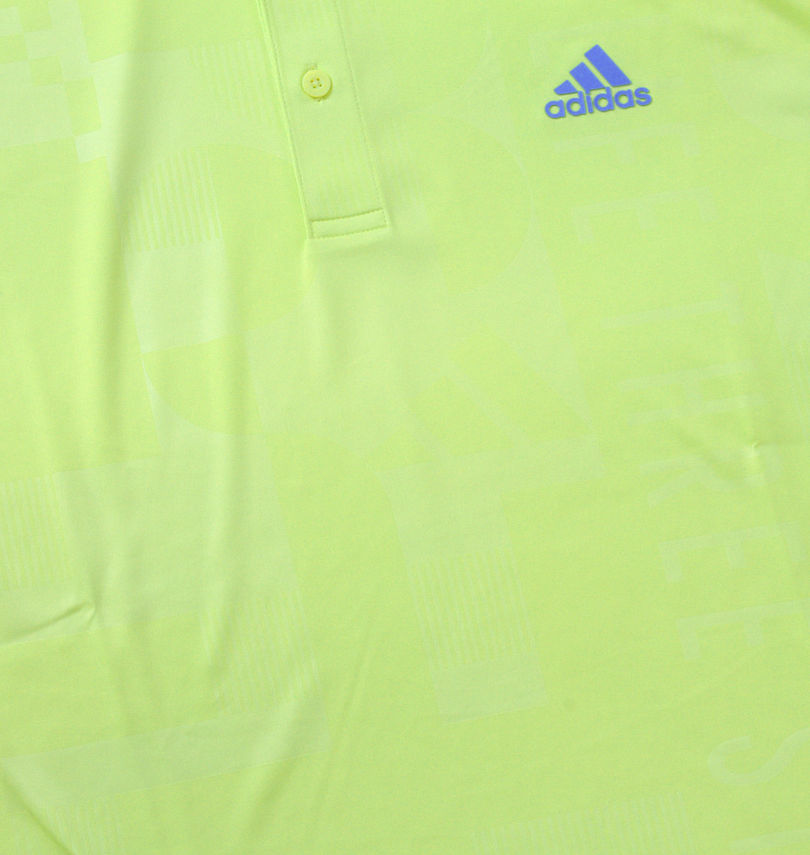 大きいサイズ メンズ adidas golf (アディダスゴルフ) エンボスプリント半袖B.Dシャツ エンボスプリント