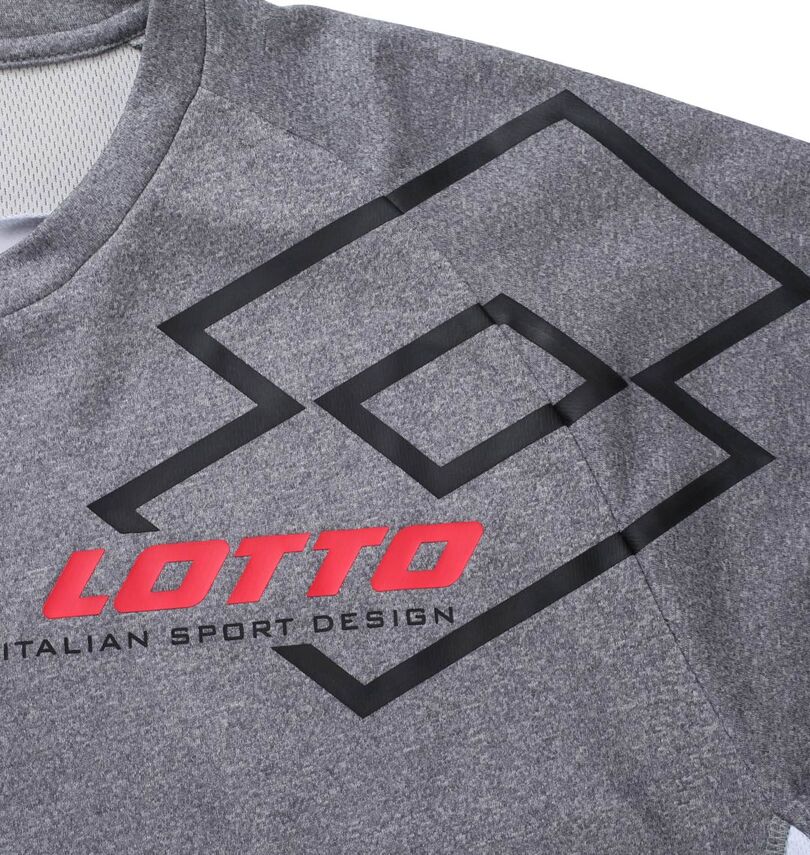 大きいサイズ メンズ LOTTO (ロット) 半袖Tシャツ
                        フロントプリント