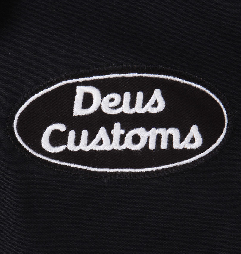 大きいサイズ メンズ DEUS EX MACHINA (デウス エクス マキナ) ワークジャケット 左胸アップリケ