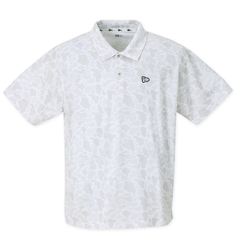 大きいサイズ メンズ NEW ERA®GOLF (ニューエラ®ゴルフ) ダックハンターカモウィズゴルフグラウンドテック半袖ポロシャツ 
