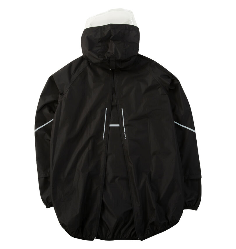 大きいサイズ メンズ THE ROOTS (ザルーツ) リュックインレインスーツDX
                        バックファスナーを開けた状態