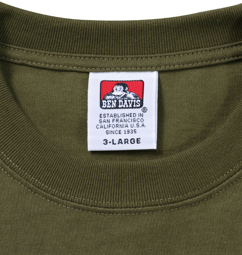 大きいサイズ メンズ BEN DAVIS (ベン デイビス) スーベニア刺繍半袖Tシャツ
                        