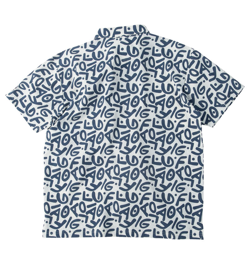 大きいサイズ メンズ FILA GOLF (フィラゴルフ) ニットサッカーロゴプリント半袖シャツ
バックスタイル