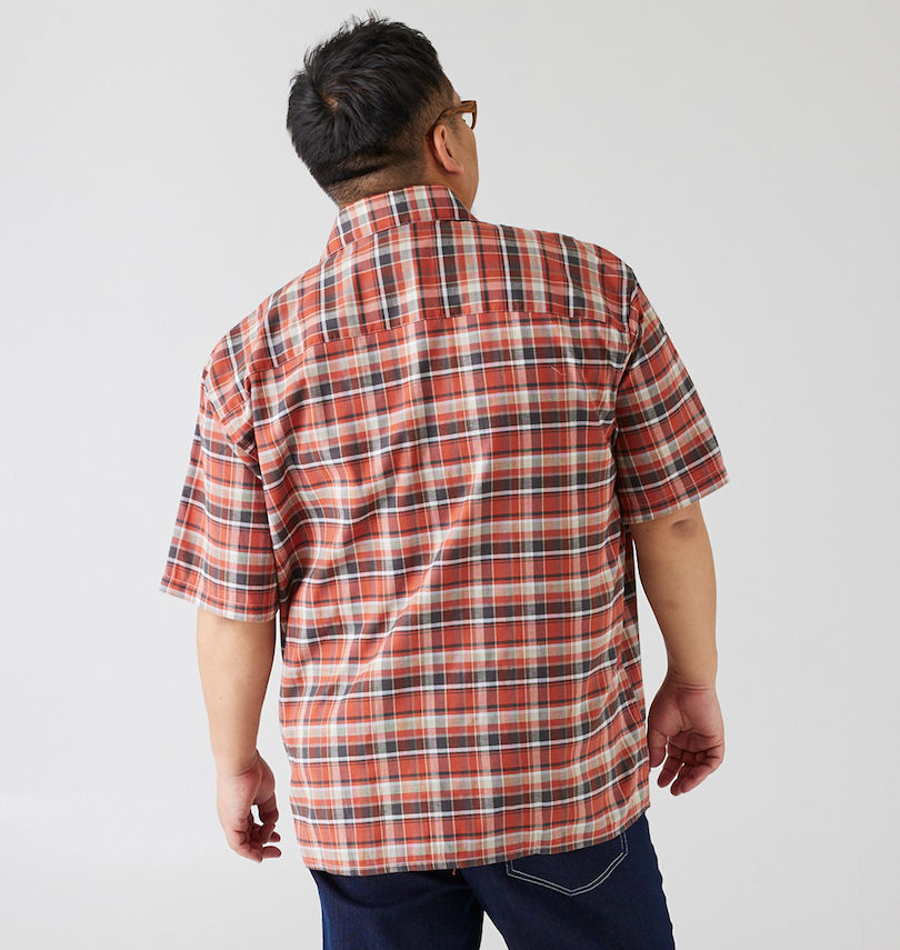 大きいサイズ メンズ OUTDOOR PRODUCTS (アウトドア プロダクツ) チェックオープンカラー半袖シャツ 