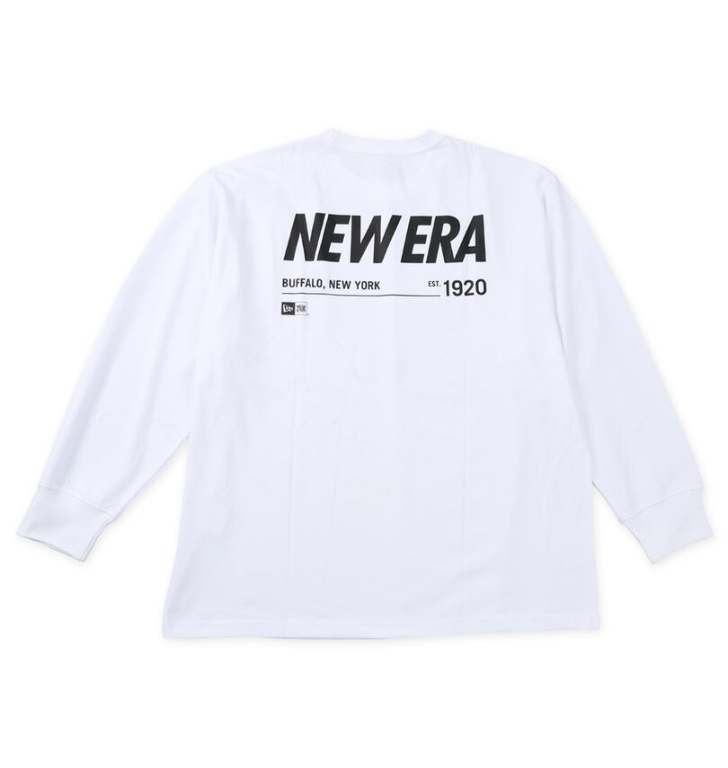 大きいサイズ メンズ NEW ERA (ニューエラ) NEW ERA1920ロゴ長袖Tシャツ
                        バックスタイル