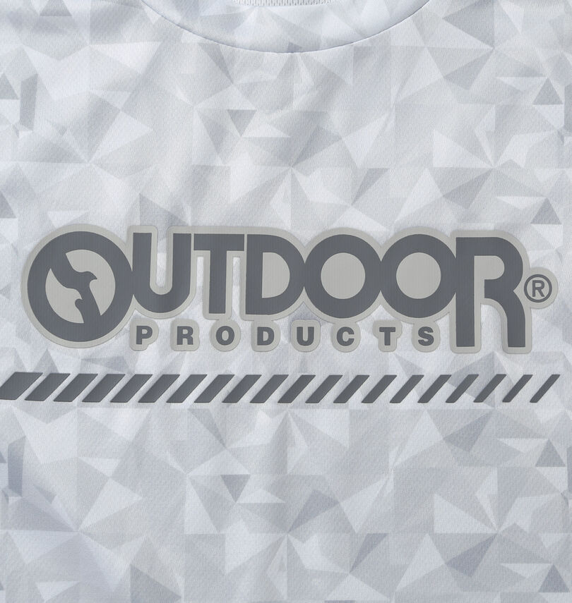 大きいサイズ メンズ OUTDOOR PRODUCTS (アウトドア プロダクツ) DRYメッシュ総柄半袖Tシャツ
                        プリント